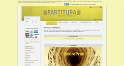 Desktop Screenshot of partitura.be