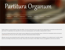 Tablet Screenshot of partitura.org